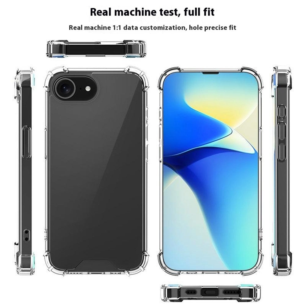 Til iPhone SE (2022) / (2020) / 8 / 7 Cover Forstærkede hjørner TPU-ramme + Akryl bagside Telefoncover