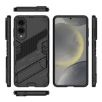 Til Samsung Galaxy S25 Edge cover PC + TPU Stødsikkert telefoncover med støttefod