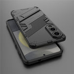 Til Samsung Galaxy S25 Edge cover PC + TPU Stødsikkert telefoncover med støttefod