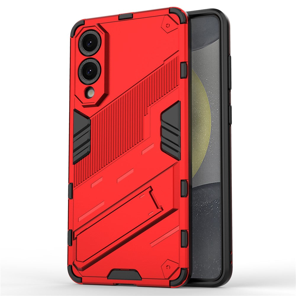 Til Samsung Galaxy S25 Edge cover PC + TPU Stødsikkert telefoncover med støttefod