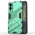 Til Samsung Galaxy S25 Edge cover PC + TPU Stødsikkert telefoncover med støttefod