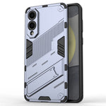 Til Samsung Galaxy S25 Edge cover PC + TPU Stødsikkert telefoncover med støttefod