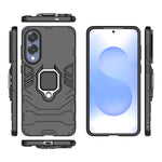 Til Samsung Galaxy S25 Edge cover PC + TPU beskyttende telefoncover med ringholder