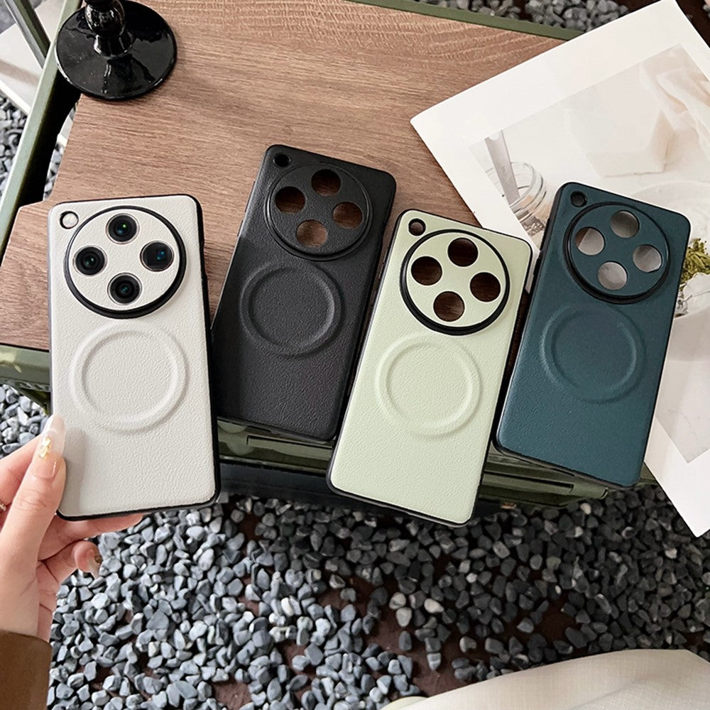 For Oppo Find X8 Pro 5G Magnetic Case PU + TPU Phone Back Cover
