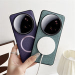 For Xiaomi 15 Ultra Magnetic Case Drop-Proof TPU + Cloth Back Phone Cover