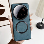 For Xiaomi 15 Ultra Magnetic Case Drop-Proof TPU + Cloth Back Phone Cover