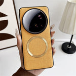 For Xiaomi 15 Ultra Magnetic Case Drop-Proof TPU + Cloth Back Phone Cover