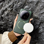 For Xiaomi 15 Ultra Magnetic Case Litchi Texture PU Leather + TPU Phone Back Cover