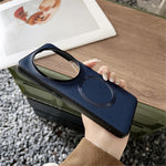 For Xiaomi 15 Ultra Magnetic Case Litchi Texture PU Leather + TPU Phone Back Cover