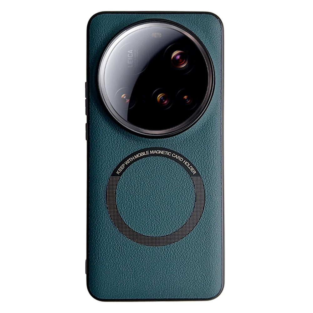 For Xiaomi 15 Ultra Magnetic Case Anti-Drop PU Leather + TPU Cover