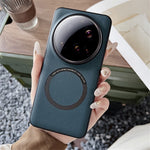 For Xiaomi 15 Ultra Magnetic Case Anti-Drop PU Leather + TPU Cover