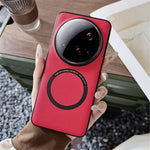 For Xiaomi 15 Ultra Magnetic Case Anti-Drop PU Leather + TPU Cover