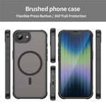 For iPhone 17e / 16e Case Magnetic Anti Drop PC + TPU Phone Cover Compatible with Magsafe