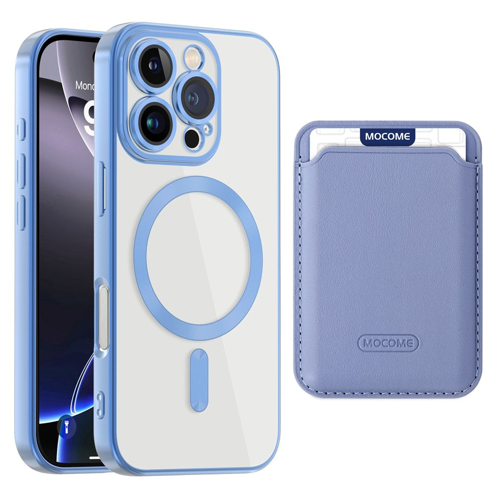 Til iPhone 16 Pro Cover Kompatibelt med MagSafe TPU + PC Mobilcover med Kortlomme