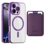 Til iPhone 16 Pro Cover Kompatibelt med MagSafe TPU + PC Mobilcover med Kortlomme