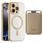 Til iPhone 16 Pro Cover Kompatibelt med MagSafe TPU + PC Mobilcover med Kortlomme