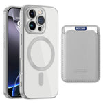 Til iPhone 16 Pro Cover Kompatibelt med MagSafe TPU + PC Mobilcover med Kortlomme