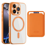 Til iPhone 16 Pro Cover Kompatibelt med MagSafe TPU + PC Mobilcover med Kortlomme
