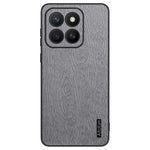 For Honor X8c 4G Case Wood Texture PU Leather Coated PC TPU Phone Cover