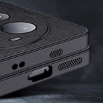 For Xiaomi 15 Ultra Case Wood Texture PU Leather Coated PC TPU Phone Cover