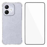 WANLONFENG WL Series for Honor 400 Lite 5G Case 2.0mm TPU Phone Cover with Tempered Glass Film
