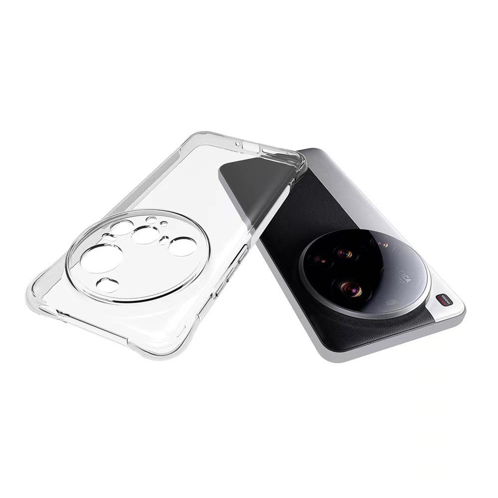 WANLONFENG WL-serien för Xiaomi 15 Ultra-skal, 2,0 mm TPU-mobilskydd med härdat glasfilm