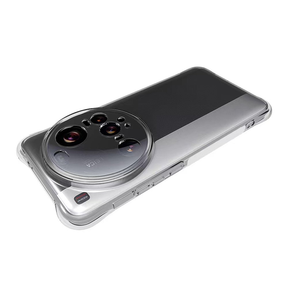 WANLONFENG WL-serien för Xiaomi 15 Ultra-skal, 2,0 mm TPU-mobilskydd med härdat glasfilm