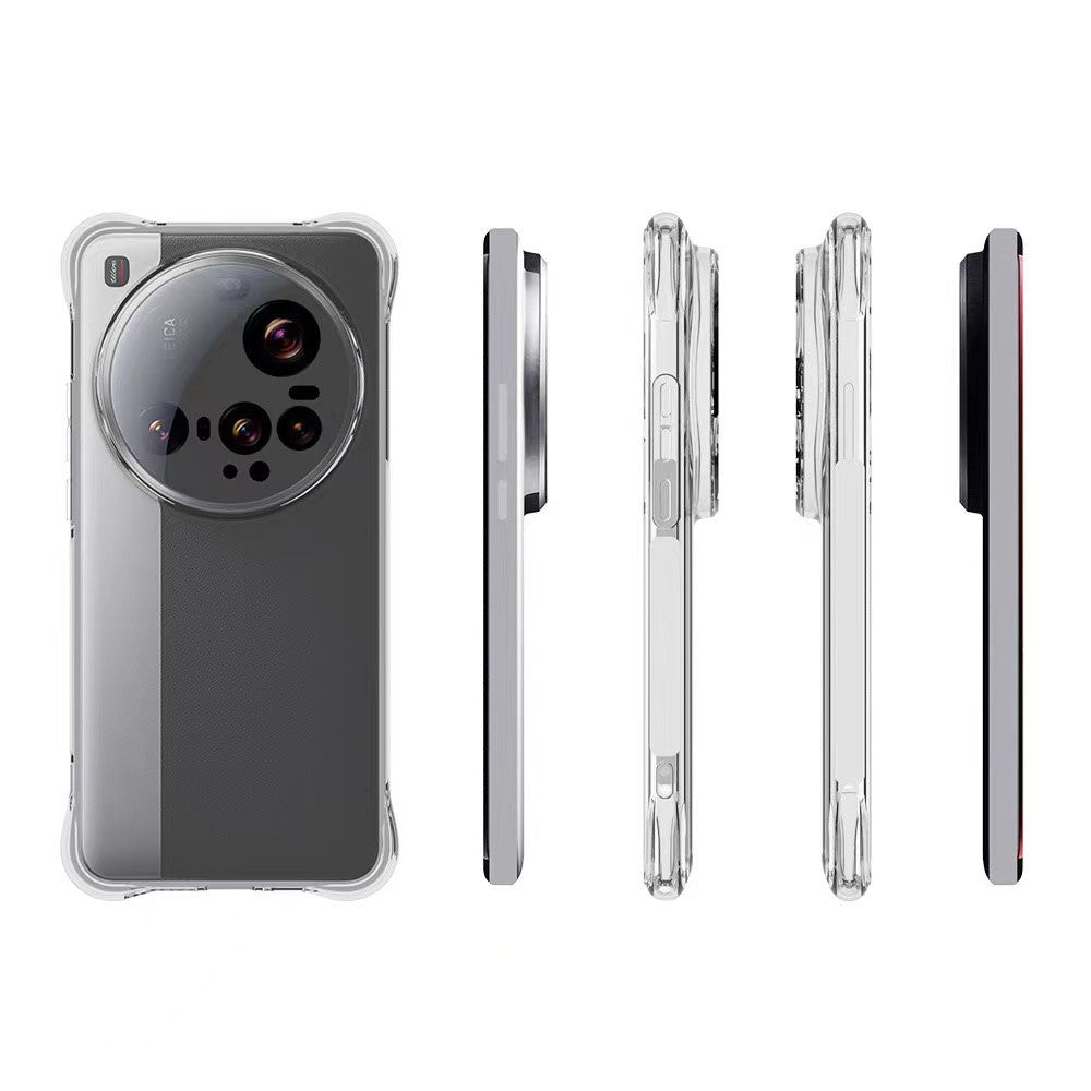 WANLONFENG WL-serien för Xiaomi 15 Ultra-skal, 2,0 mm TPU-mobilskydd med härdat glasfilm