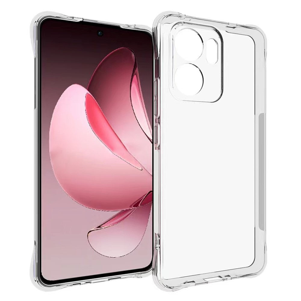 WANLONFENG WL-serien för Oppo Reno13 F 5G (Reno 13 FS 5G) / 4G-skal 2,0 mm TPU-mobilskal med härdat glasfilm