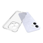 WANLONFENG WL2-serien til Honor 400 Lite 5G-cover 2,0 mm TPU-telefoncover med 2 stk. hærdet glasfilm