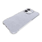 WANLONFENG WL2-serien til Honor 400 Lite 5G-cover 2,0 mm TPU-telefoncover med 2 stk. hærdet glasfilm