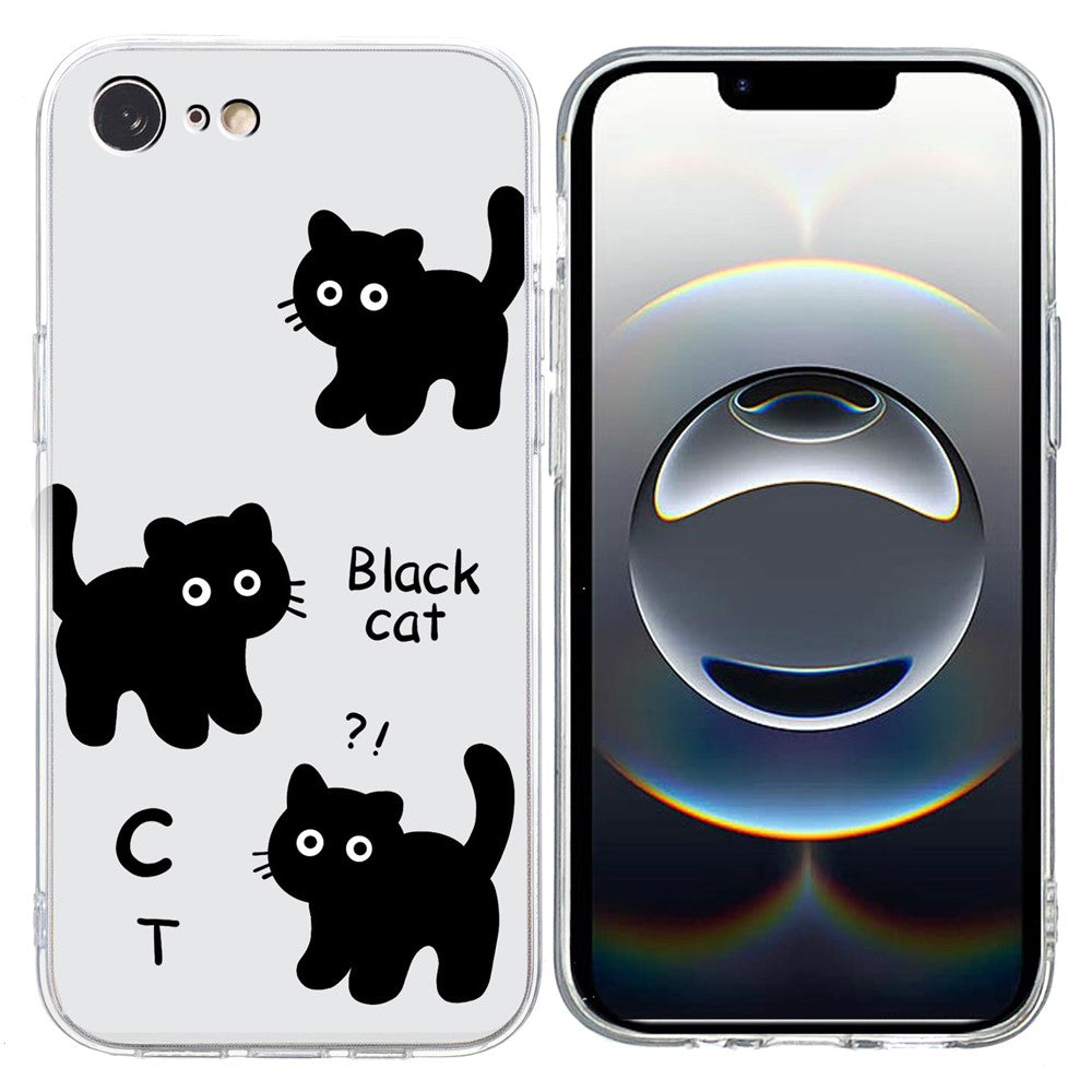 For iPhone 17th / 16th Case Soft TPU Phone Back Cover Pattern Printing