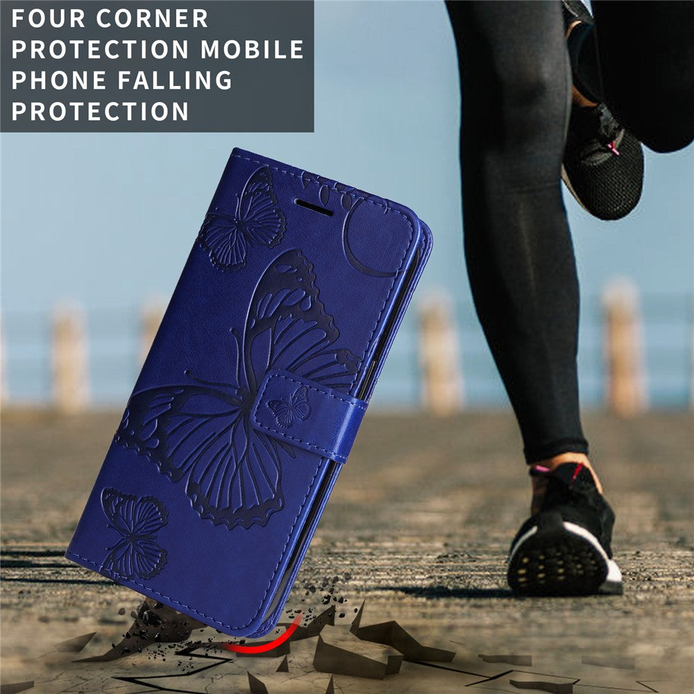 Xiaomi 15 Ultra Plånboksfodral Läderfodral med Blommigt Fjärilstryck och Stativ