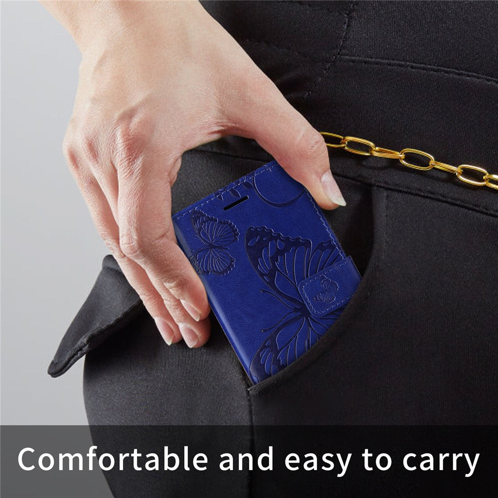 Xiaomi 15 Ultra Plånboksfodral Läderfodral med Blommigt Fjärilstryck och Stativ