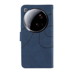 For Xiaomi 15 Ultra Wallet Case Leather Phone Cover Stand with Curved Line Design
