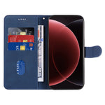For Xiaomi 15 Ultra Wallet Case Leather Phone Cover Stand with Curved Line Design