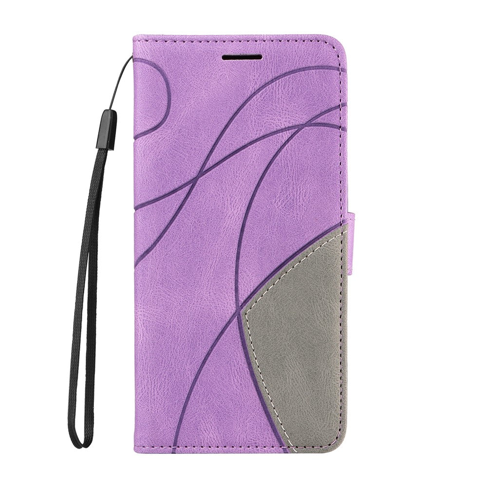 For Xiaomi 15 Ultra Leather Phone Case Stand Wallet with Bi-colour Splicing Design