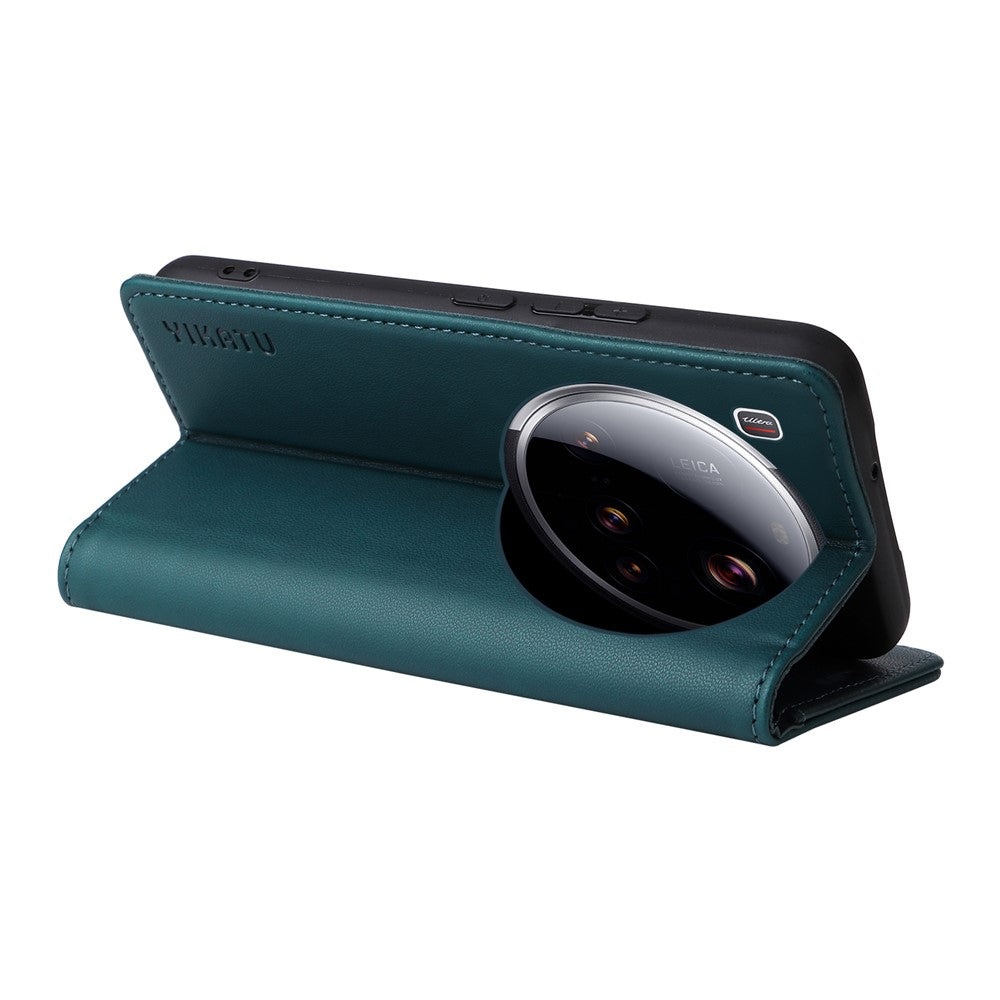 YIKATU For Xiaomi 15 Ultra Phone Cases  Magnetic Closure PU Leather Mobile Cover