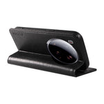 YIKATU For Xiaomi 15 Ultra Wallet Case  YK-006 Magnetic Closure Leather Phone Cover Litchi Texture