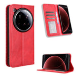 For Xiaomi 15 Ultra Retro PU Leather Case Phone Wallet Stand Cover