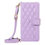 For Xiaomi 15 Ultra Wallet Case Rhombus Leather Phone Cover with Strap