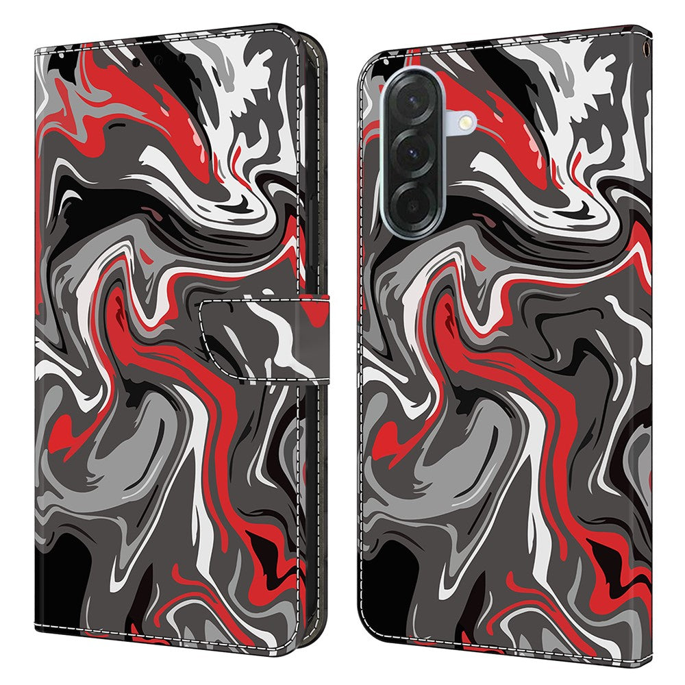 For Samsung Galaxy A16 5G / A16 4G Wallet Case Pattern Printing Stand Leather Flip Phone Cover