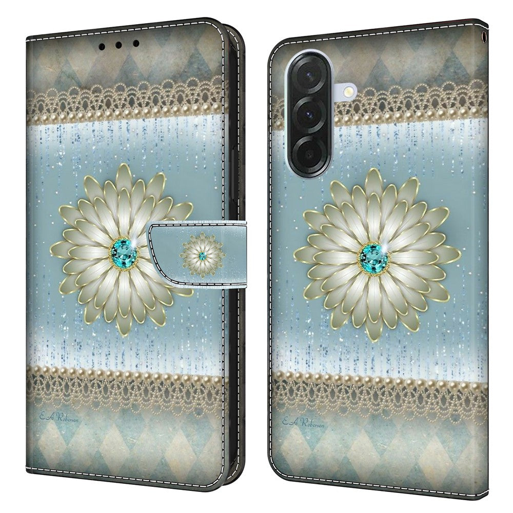 For Samsung Galaxy A16 5G / A16 4G Wallet Case Pattern Printing Stand Leather Flip Phone Cover