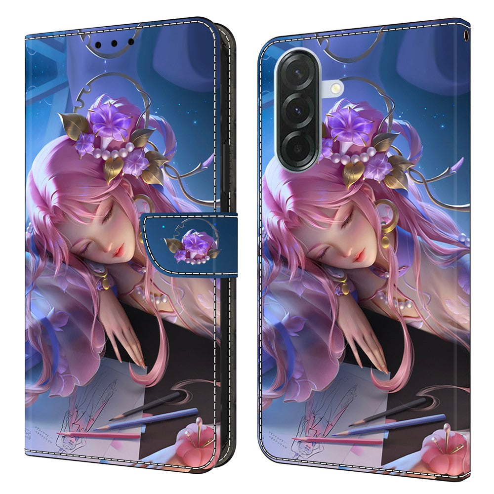 For Samsung Galaxy A16 5G / A16 4G Wallet Case Pattern Printing Stand Leather Flip Phone Cover