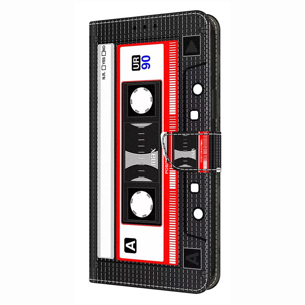 Til Samsung Galaxy A56 5G Pung Etui Mønsterprint Stativ Læder Flip Telefon Cover