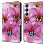 Til Samsung Galaxy A56 5G Pung Etui Mønsterprint Stativ Læder Flip Telefon Cover