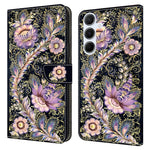 Til Samsung Galaxy A56 5G Pung Etui Mønsterprint Stativ Læder Flip Telefon Cover