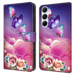 Til Samsung Galaxy A56 5G Pung Etui Mønsterprint Stativ Læder Flip Telefon Cover