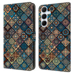 Til Samsung Galaxy A56 5G Pung Etui Mønsterprint Stativ Læder Flip Telefon Cover