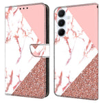 Til Samsung Galaxy A56 5G Pung Etui Mønsterprint Stativ Læder Flip Telefon Cover